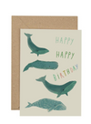 Happy Happy Birthday Whale Card from Plewsy