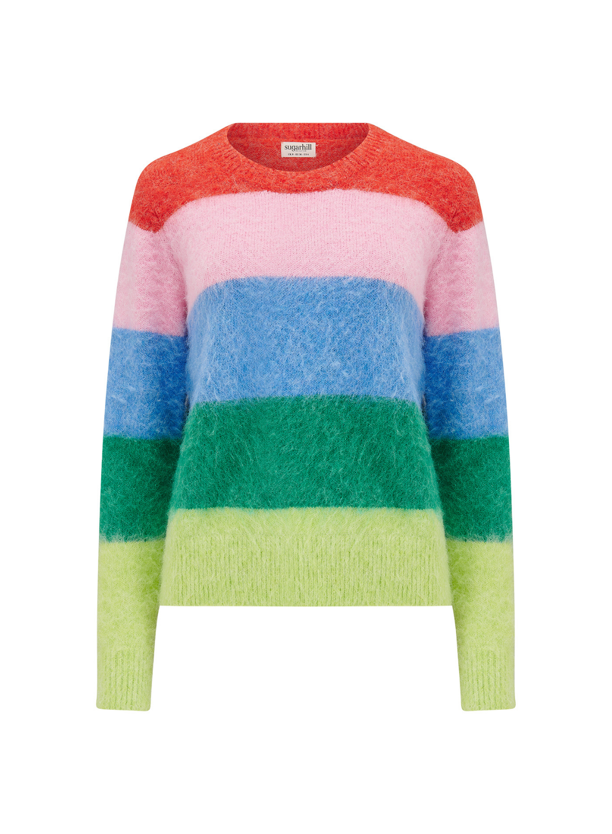 Sugarhill Brighton Dayna Jumper in Multi, Rainbow Stripes