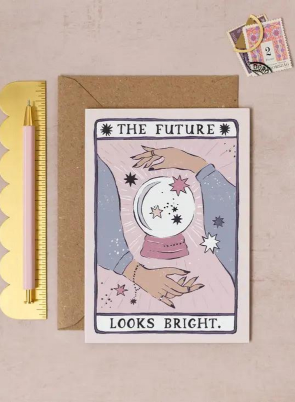 The Future Looks Bright Card from Sister Paper Co.