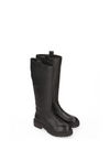 Briana Leather Boots in Black from Maruti