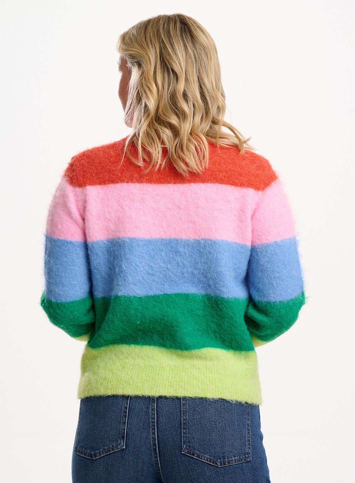 Sugarhill Brighton Dayna Jumper in Multi, Rainbow Stripes