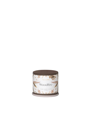 Woodfire Demi Vanity Tin Candle 20 Hours from Illume