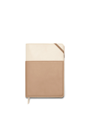 Vegan Leather Pocket Journal in Taupe from Designworks Ink
