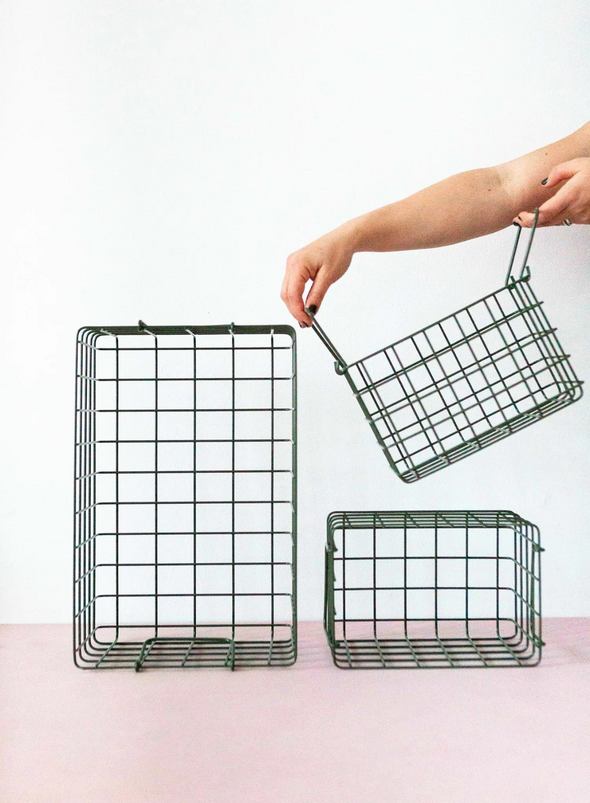 Wire Small Locker Basket from Mustard