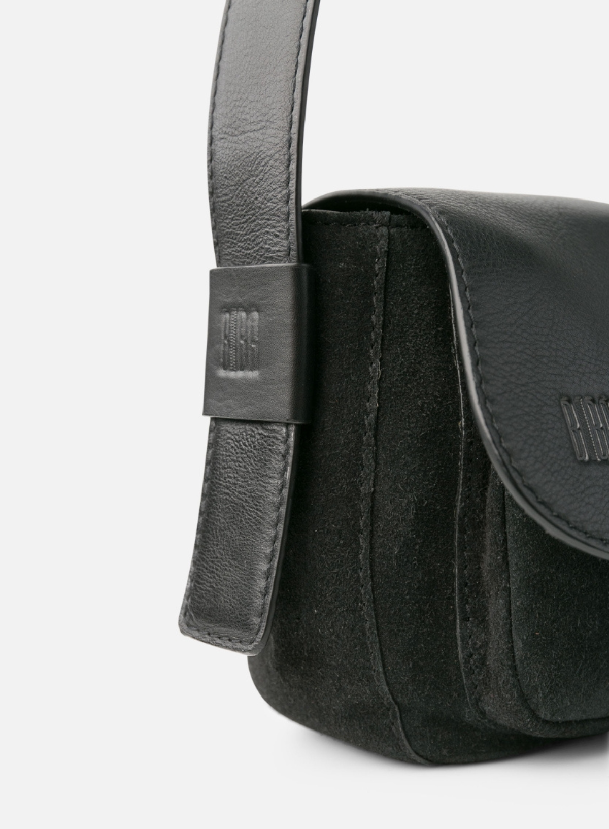 Biba Black Blunt Cross Body Bag
