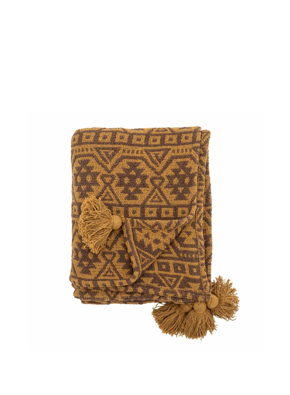 Lyla Recylced Cotton Throw from Bloomingville