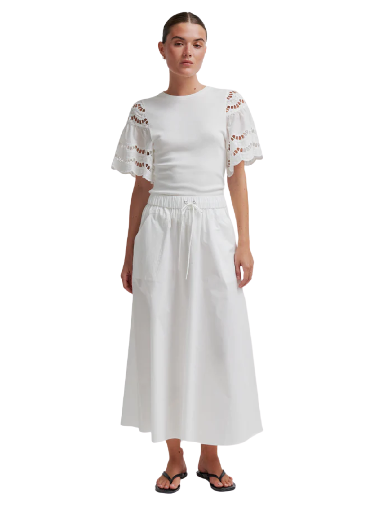 Second Female Lawra Tee in White