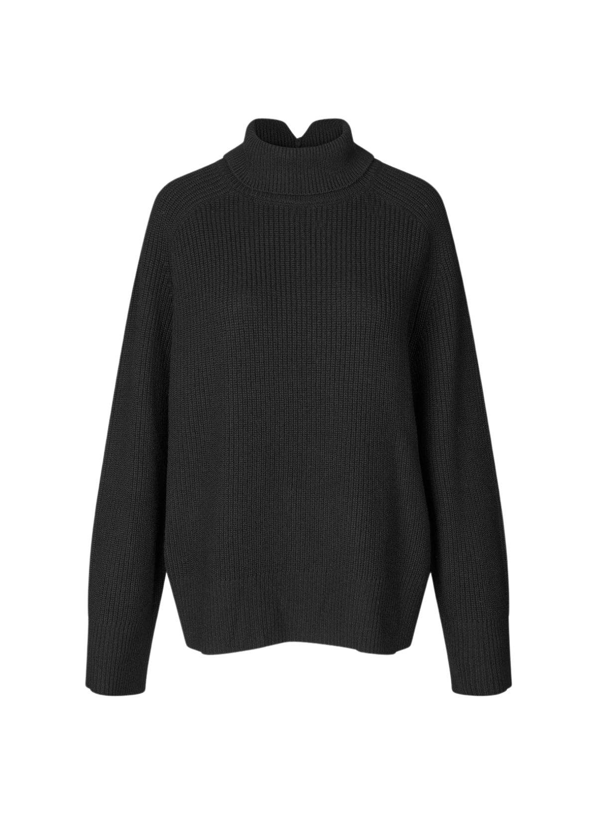 Second Female Ettas Knit T-Neck in Black