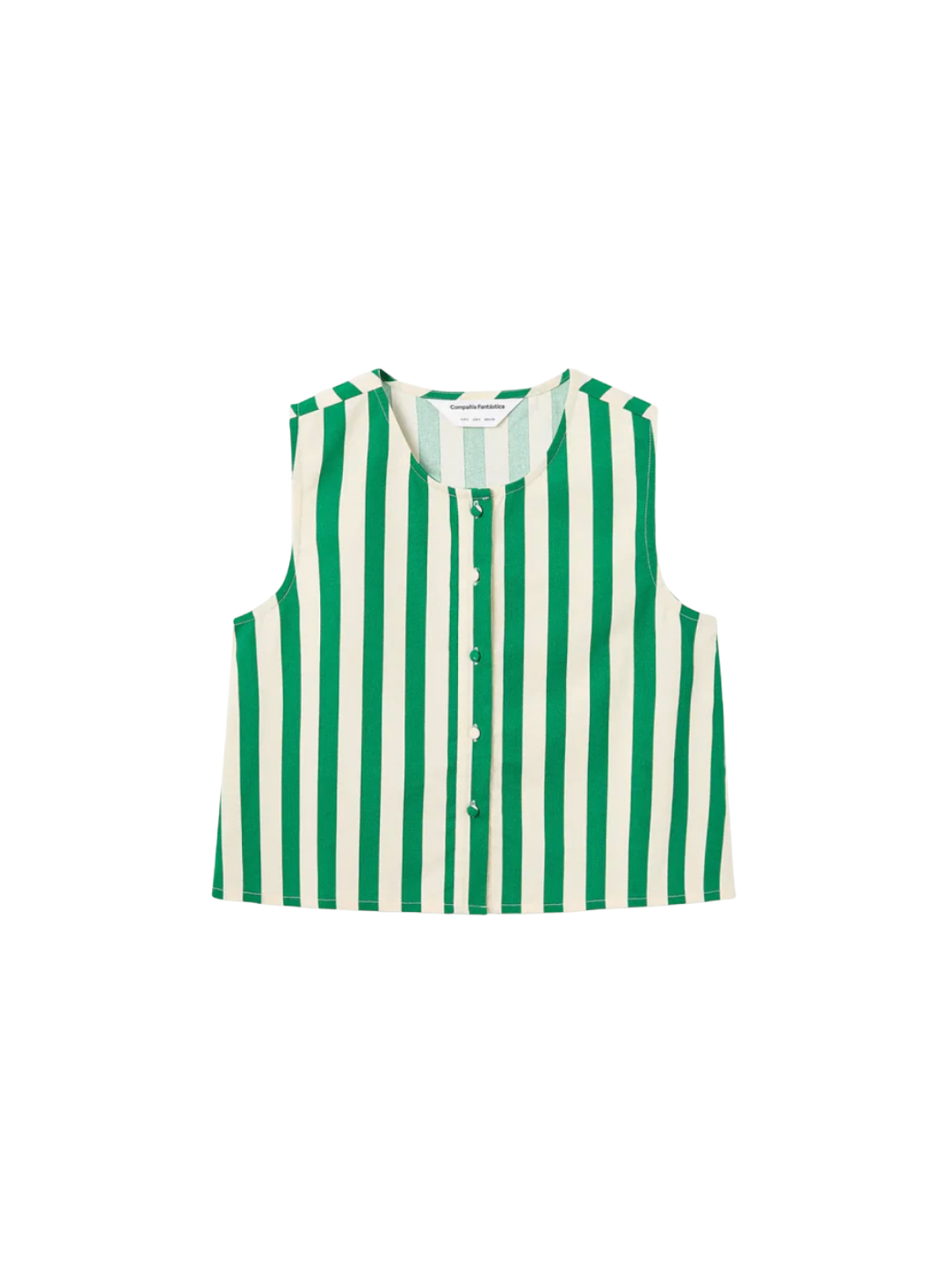 Compañia Fantastica Top in Bamboo Green