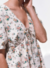 Borica Printed Embroidered Blouse in Rose Printemps from Emile & Ida