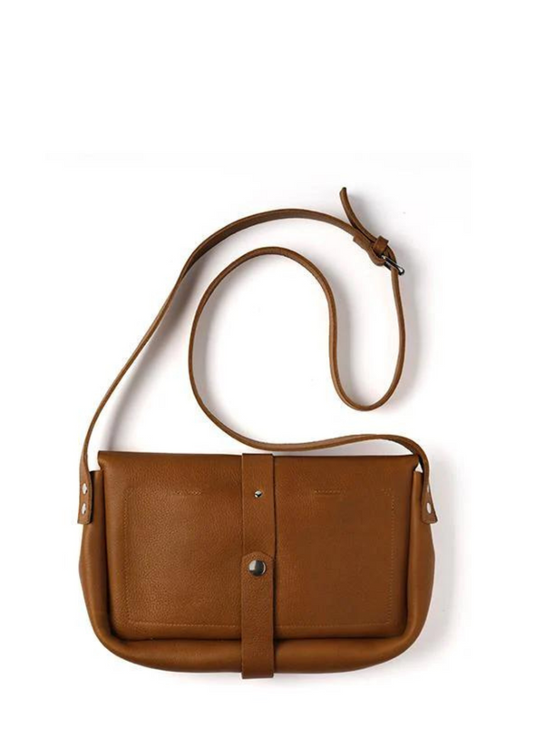 Picking Flowers Medium Bag in Cognac Used Look from Keecie