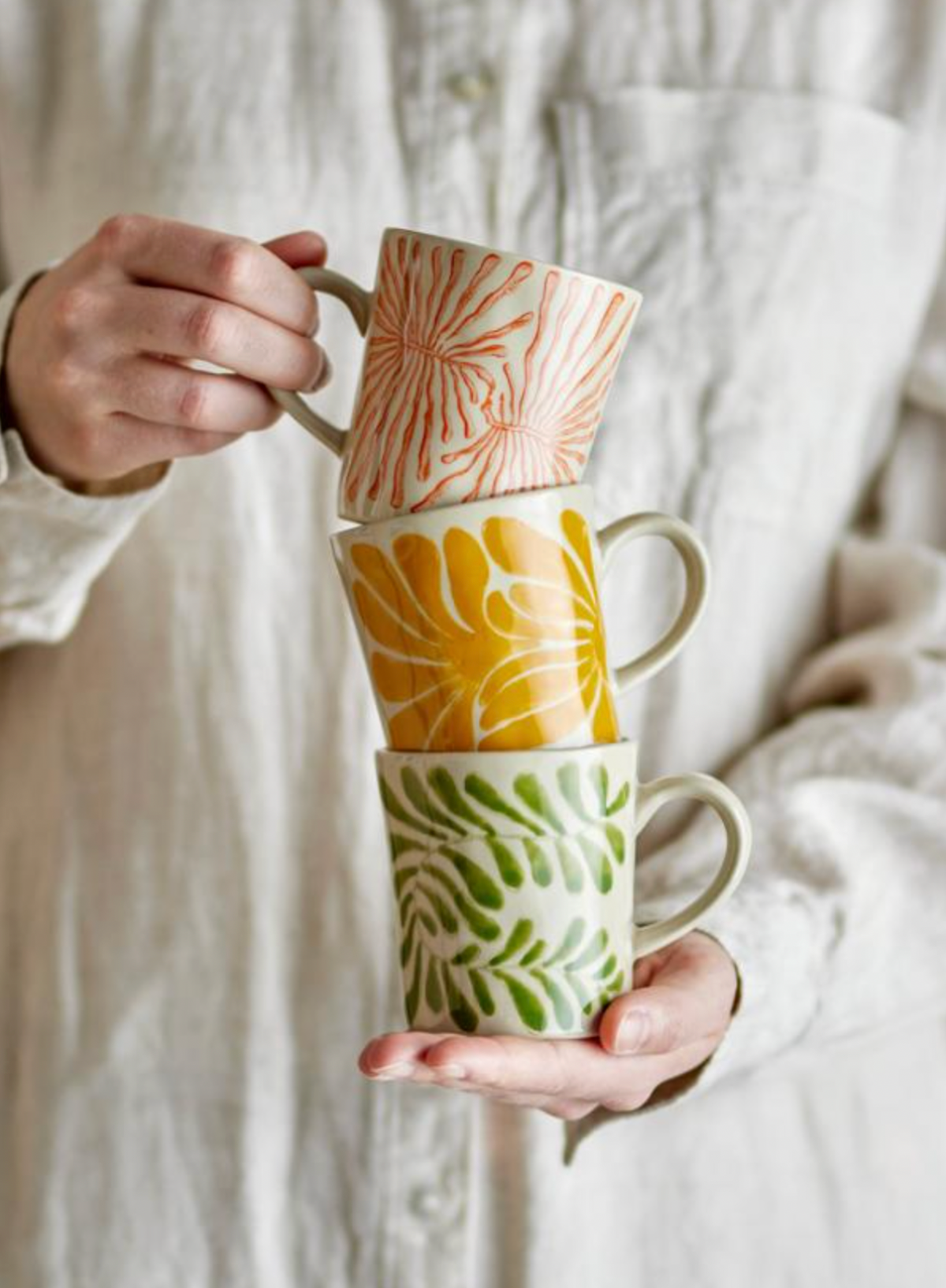 Bloomingville Fauni Cup Orange/white
