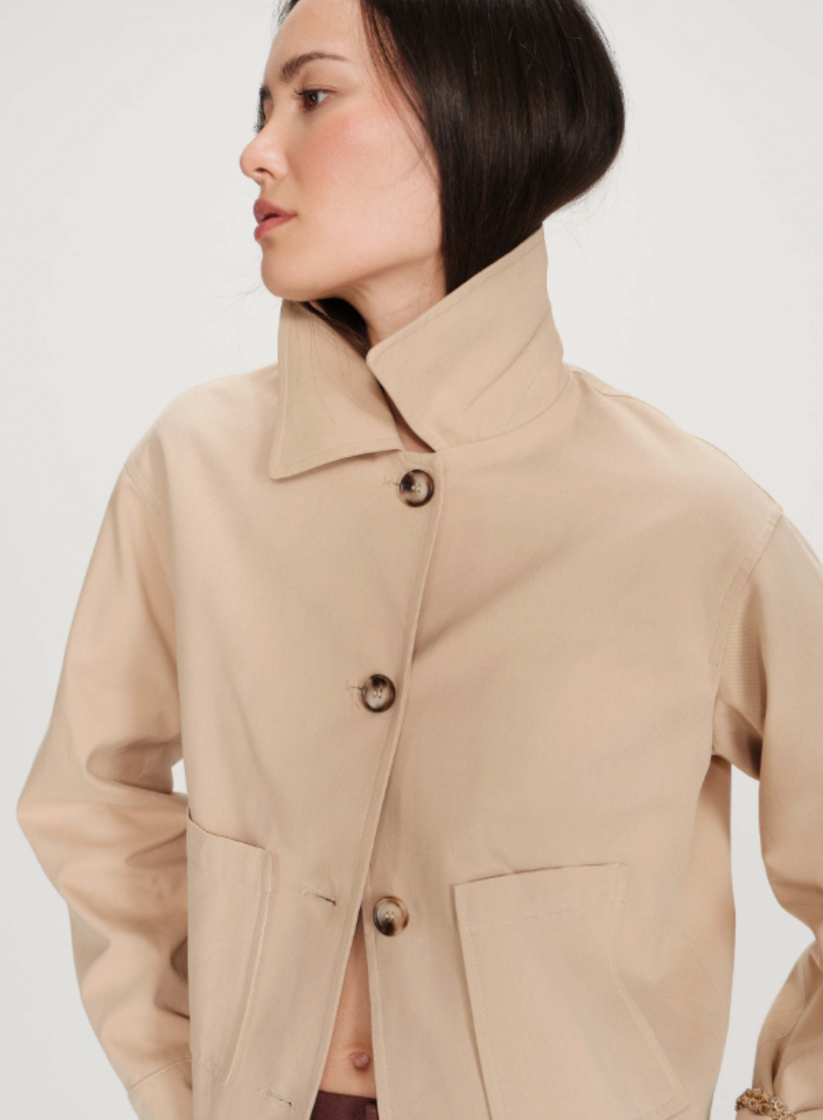 Grace & Mila Veronica Jacket in Sable