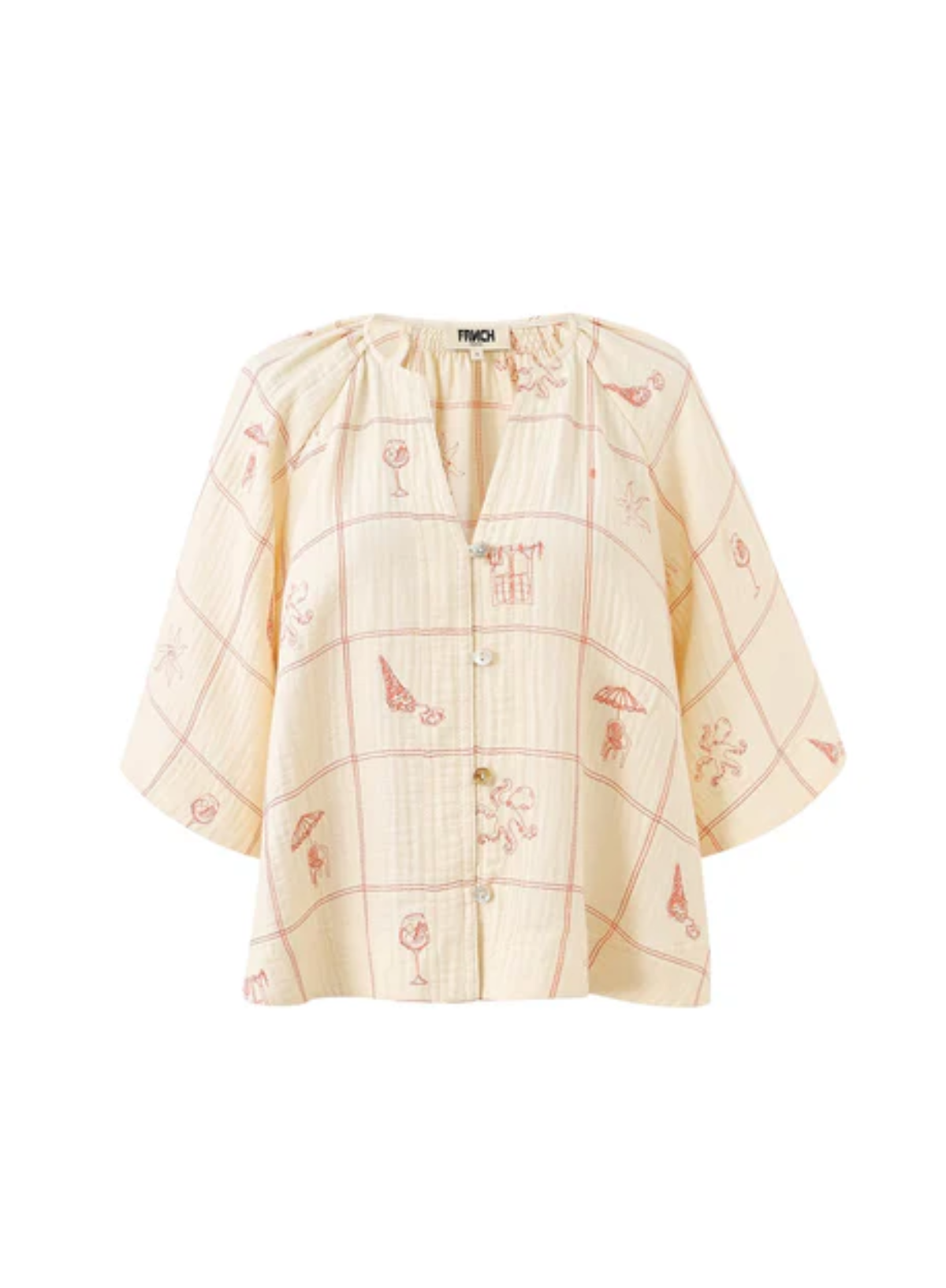 FRNCH Top Alessandro in Cream