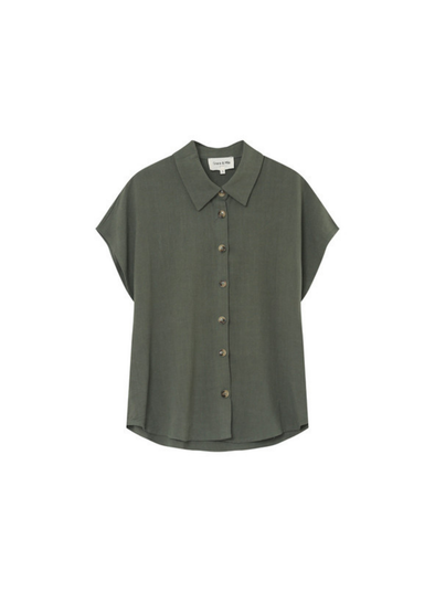 Perez Shirt in Vert from Grace & Mila
