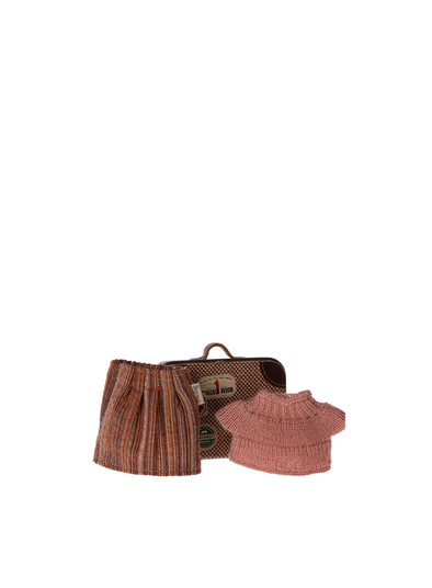 Grandma Mouse Suitcase - Knitted Blouse and Skirt from Maileg