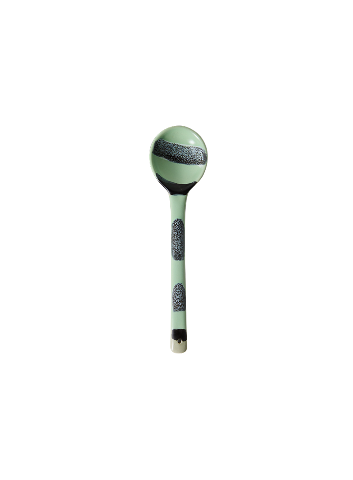 HK Living 70s Ceramics Serving Spoon in Mines Green