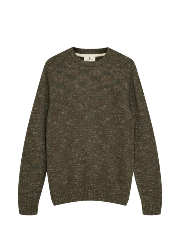 Sune Space Yarn Crew Neck in Forest Night from Anerkjendt