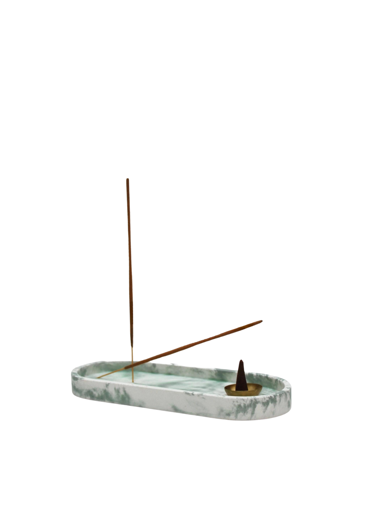 Studio 2 Multi Functional Incense Holder in Green from wxy.