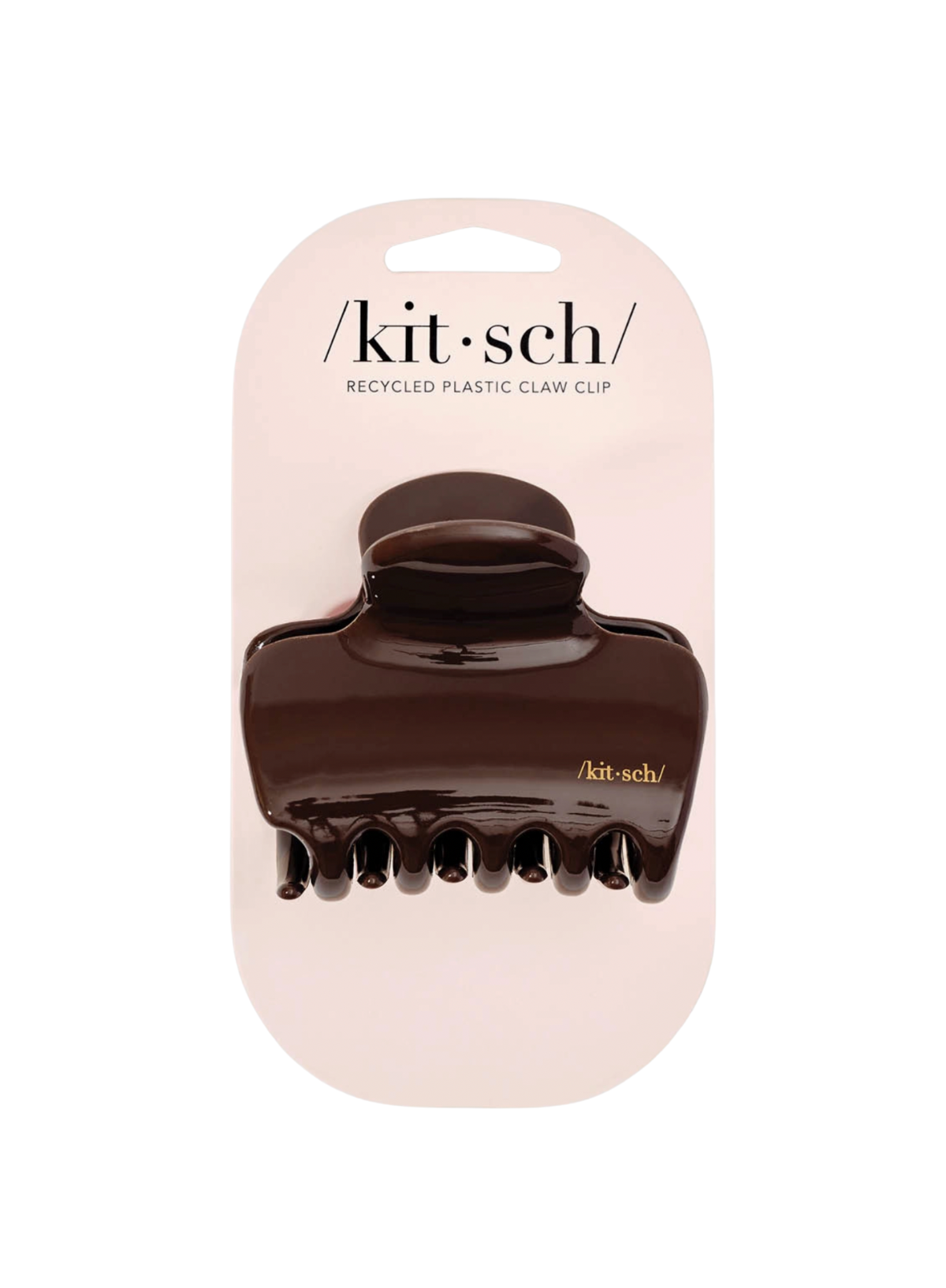 Kitsch Puffy Cloud Clip in Chocolate