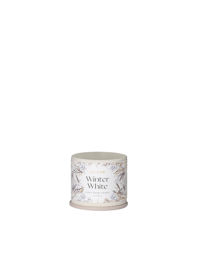 Winter White Demi Vanity Tin Candle 20 Hours from Illume