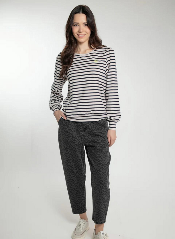 Twinkle Sweater in Navy Mix from Nooki
