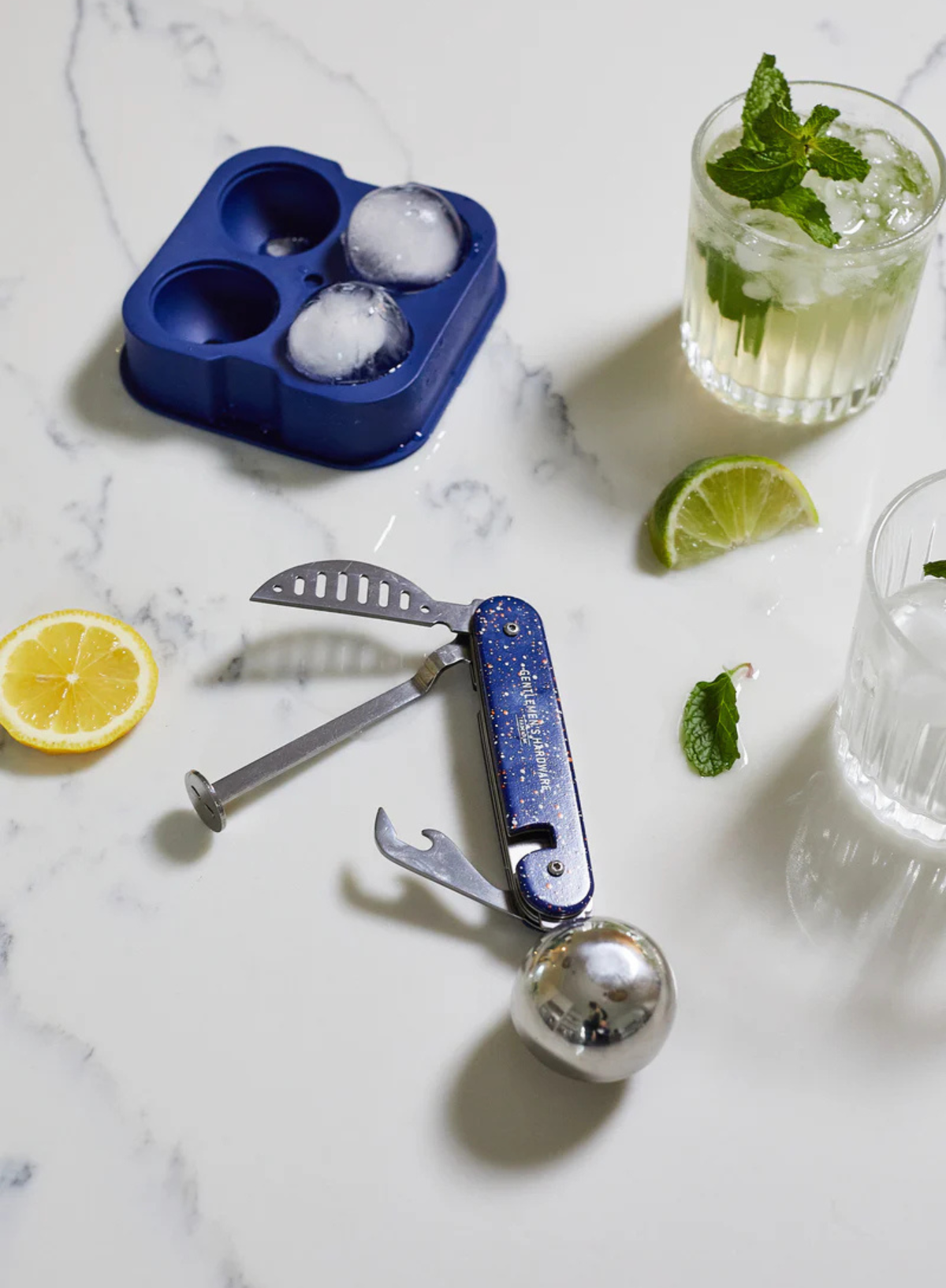 Ice Cube Tray in Blue from Gentlemen's Hardware