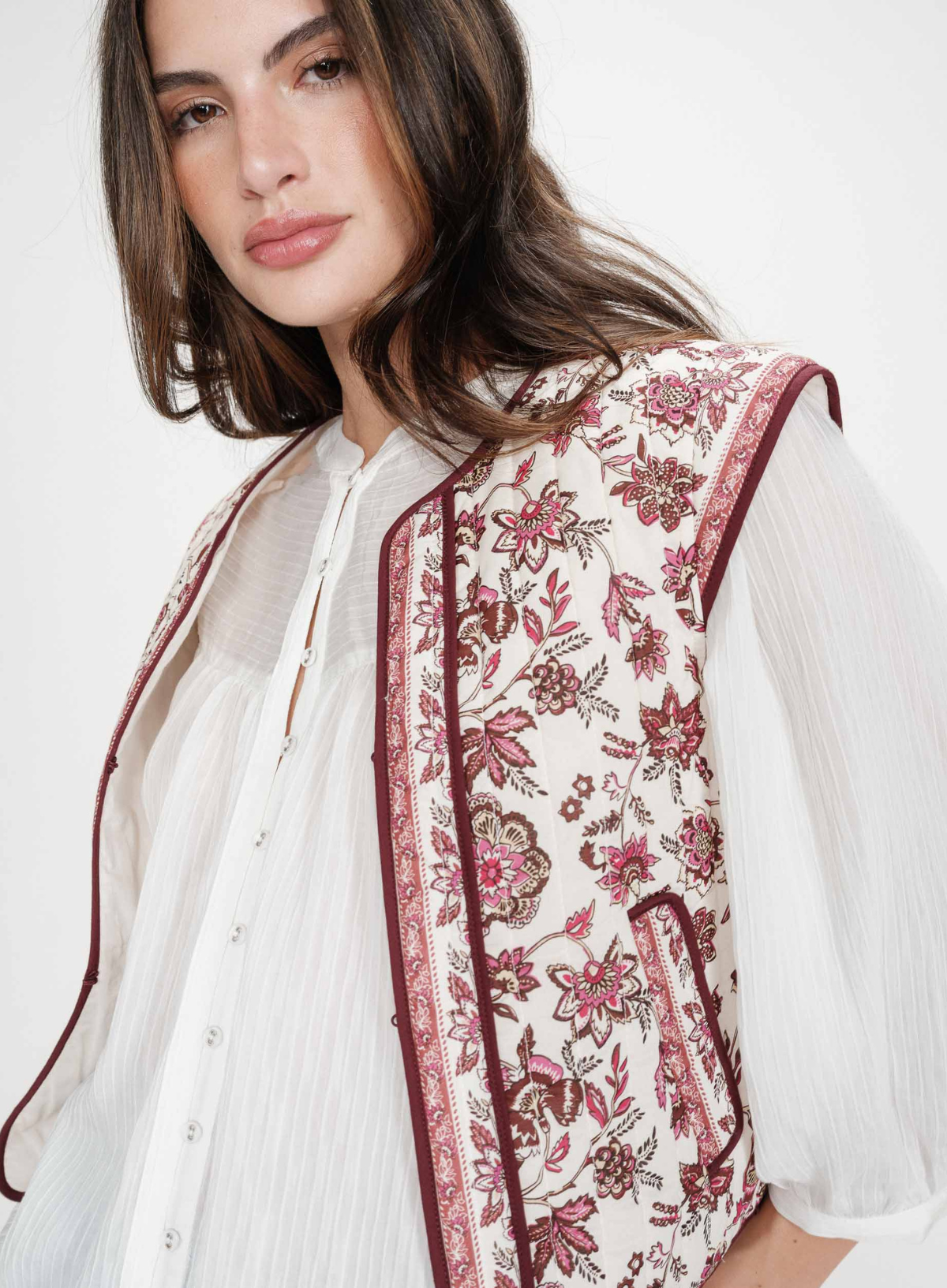 Grace & Mila Viola Jacket in Fleur