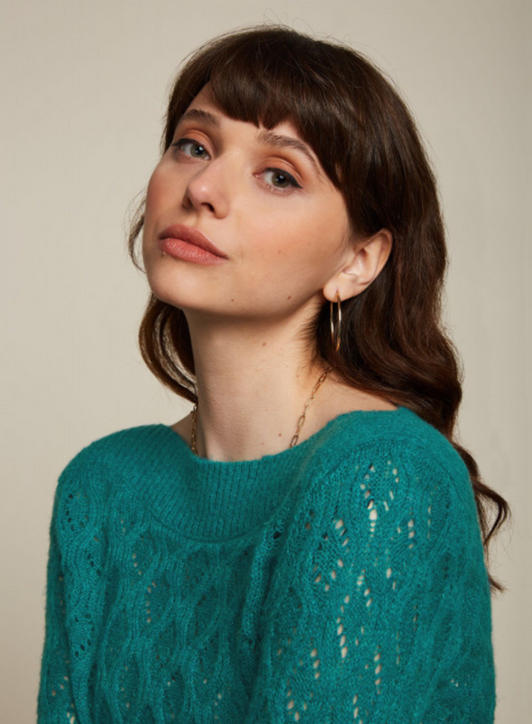 Erin Bell Top Borgo in Ponderosa Green from King Louie
