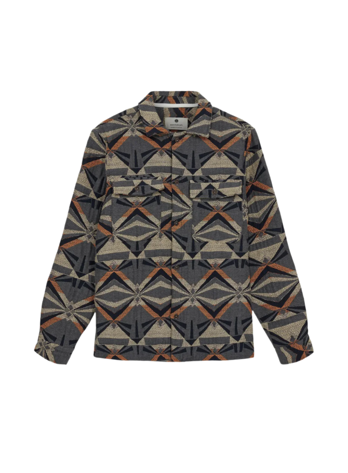 Oscar Pattern Overshirt in Wood Thrush from Anerkjendt