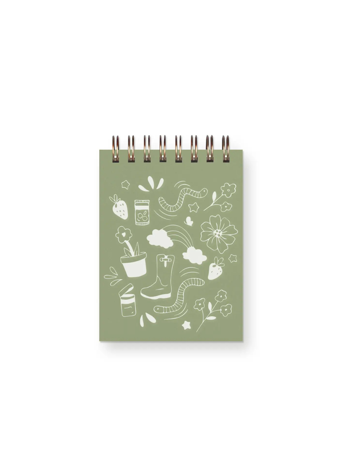 Garden Doodle Mini Jotter Notebook from Ruff House Print Shop
