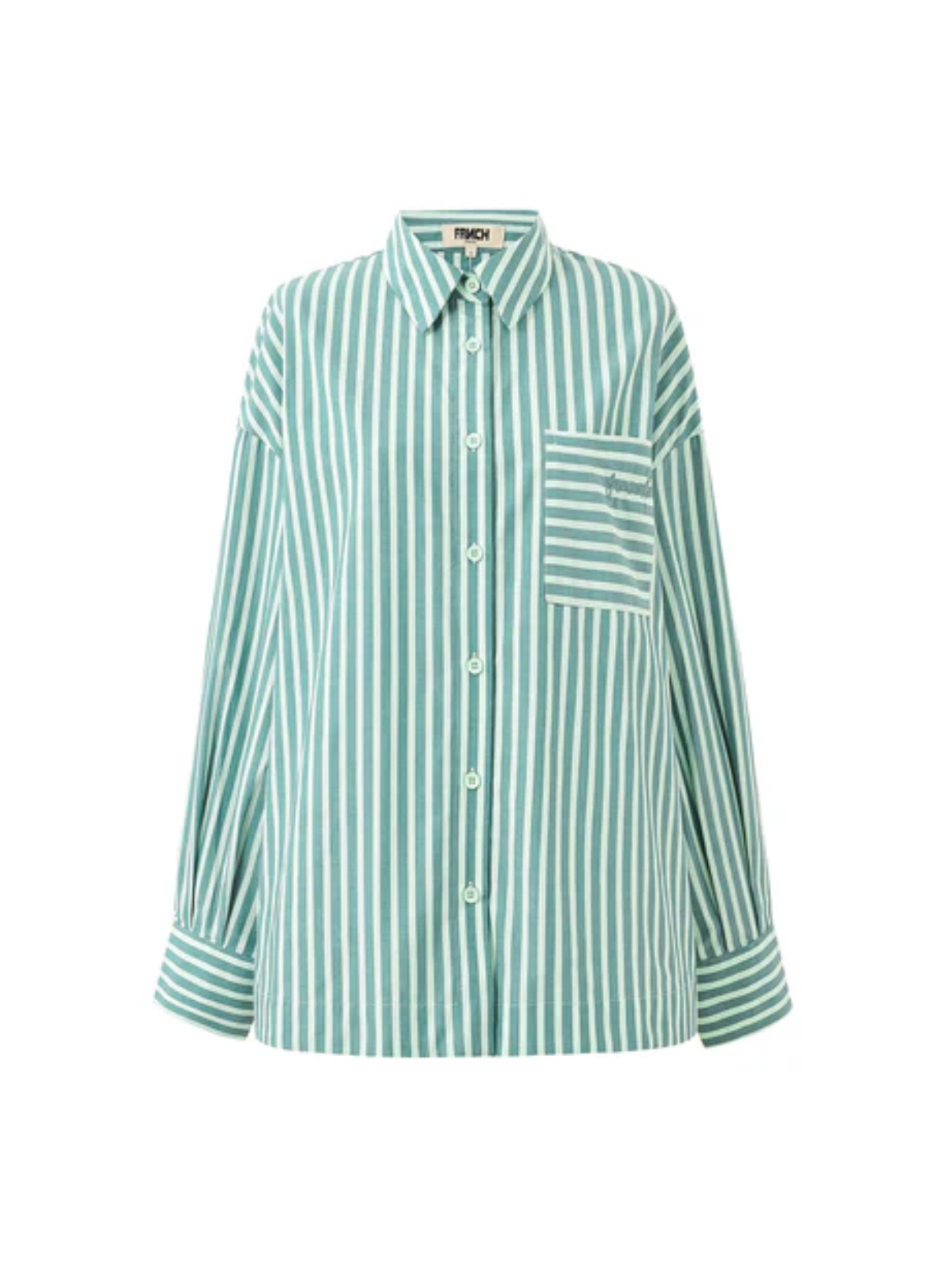 FRNCH Shirt Ciro in Green