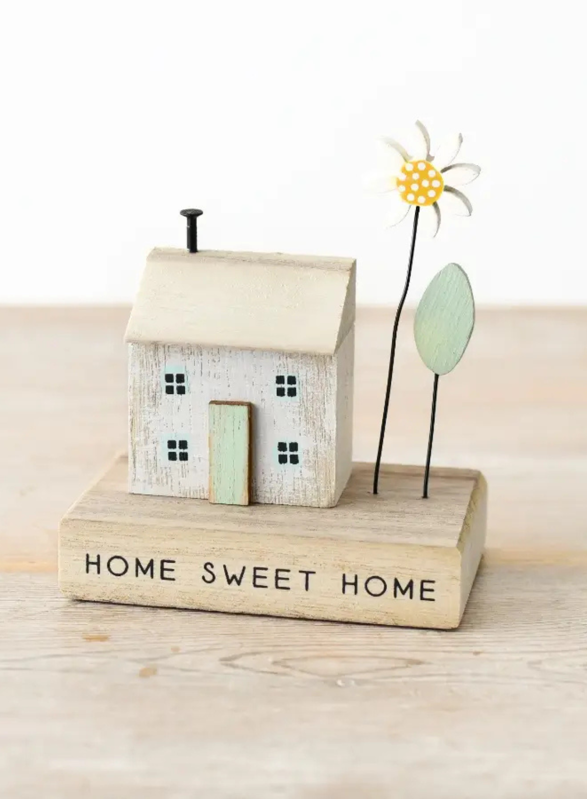 Home Sweet Home' Wooden House w/ Sunflower from Gainsborough Giftware