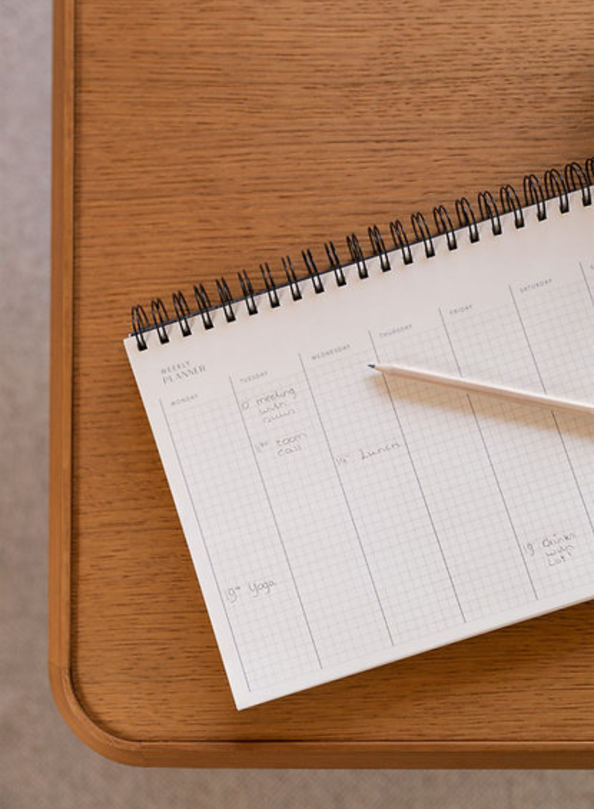 Weekly Planner in Midnight from Rilla go Rilla