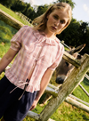 Aida Top in Rose from Maison Anana