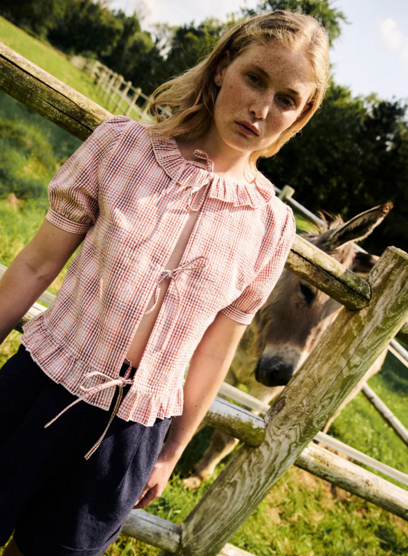 Aida Top in Rose from Maison Anana