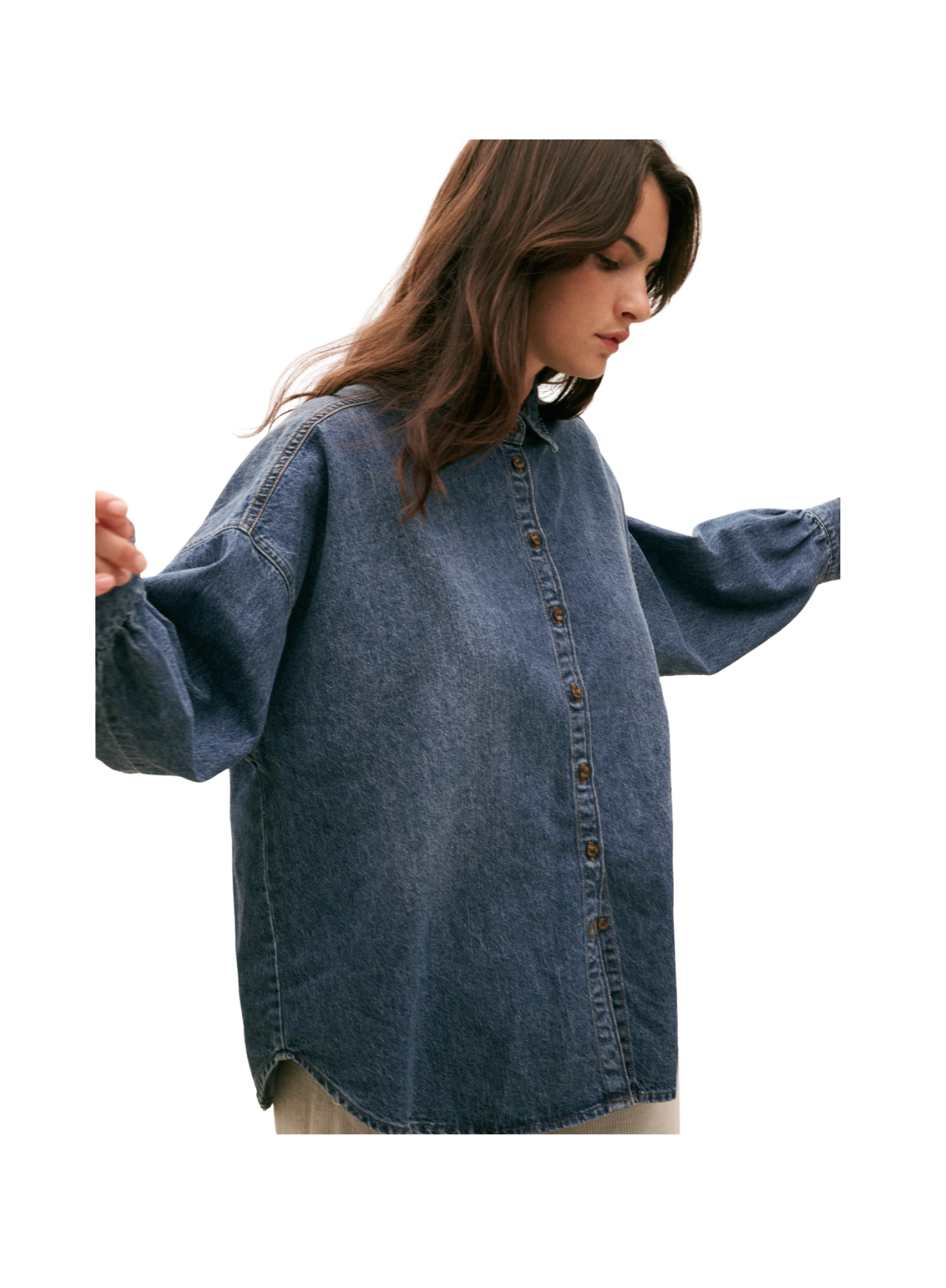 Kelly Shirt in Blue Jean from Hod
