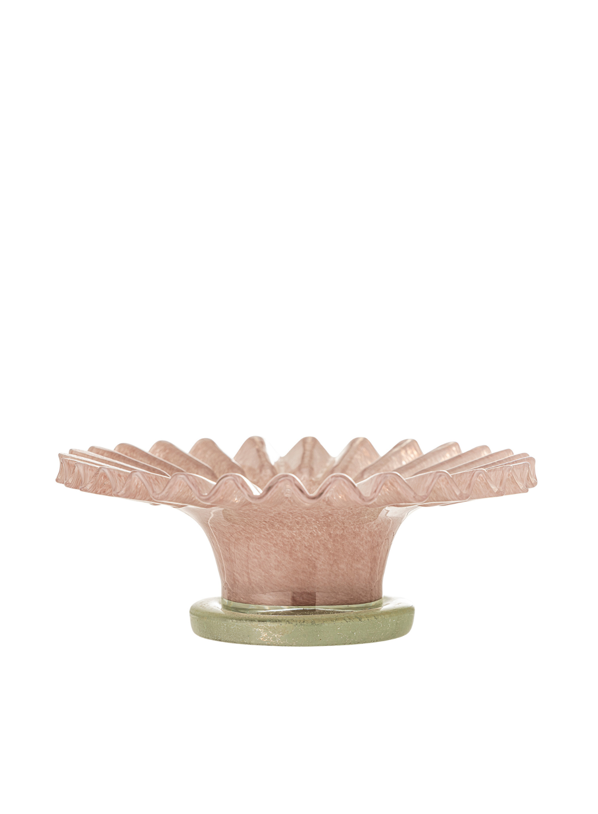 Garnet Rose Glass Bowl