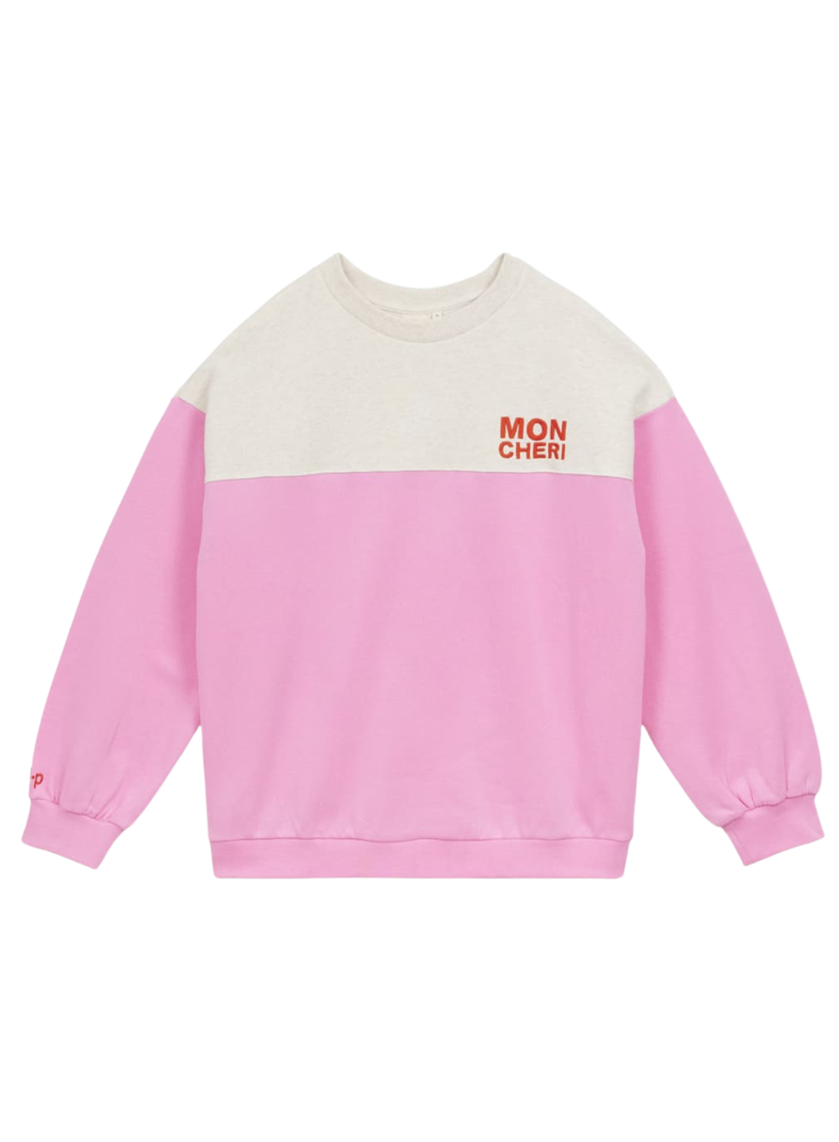 a.p Bicolour Sweat in Bubble Gum