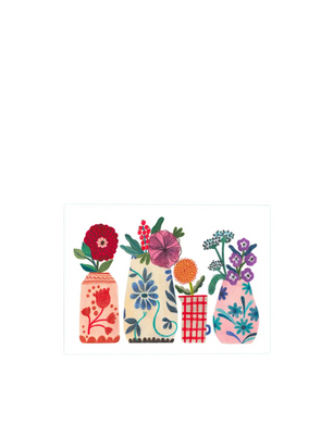 Flowers and Vases Print from Daria Solak Illustrations