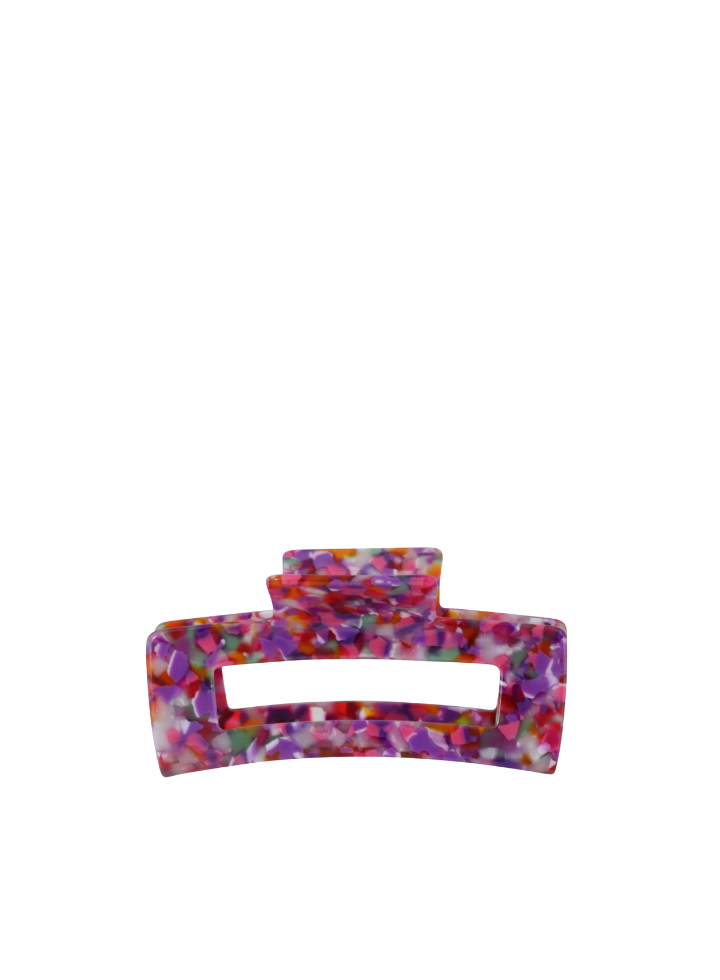 Erica Statement Bulldog Hairclip in Pink Purple from Big Metal