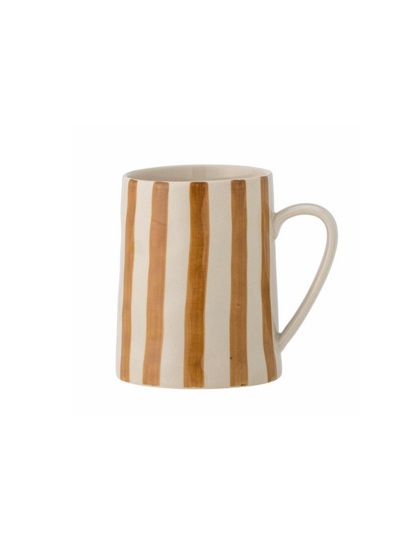 Striped Brown Begonia Mug from Bloomingville