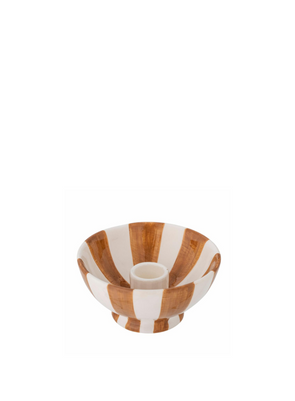 Eja Candle Holder in Brown from Bloomingville