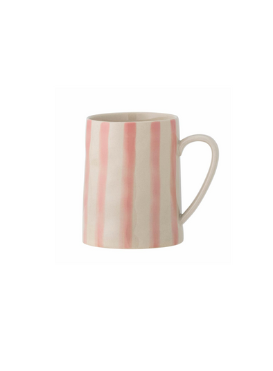 Striped Rose Begonia Mug from Bloomingville