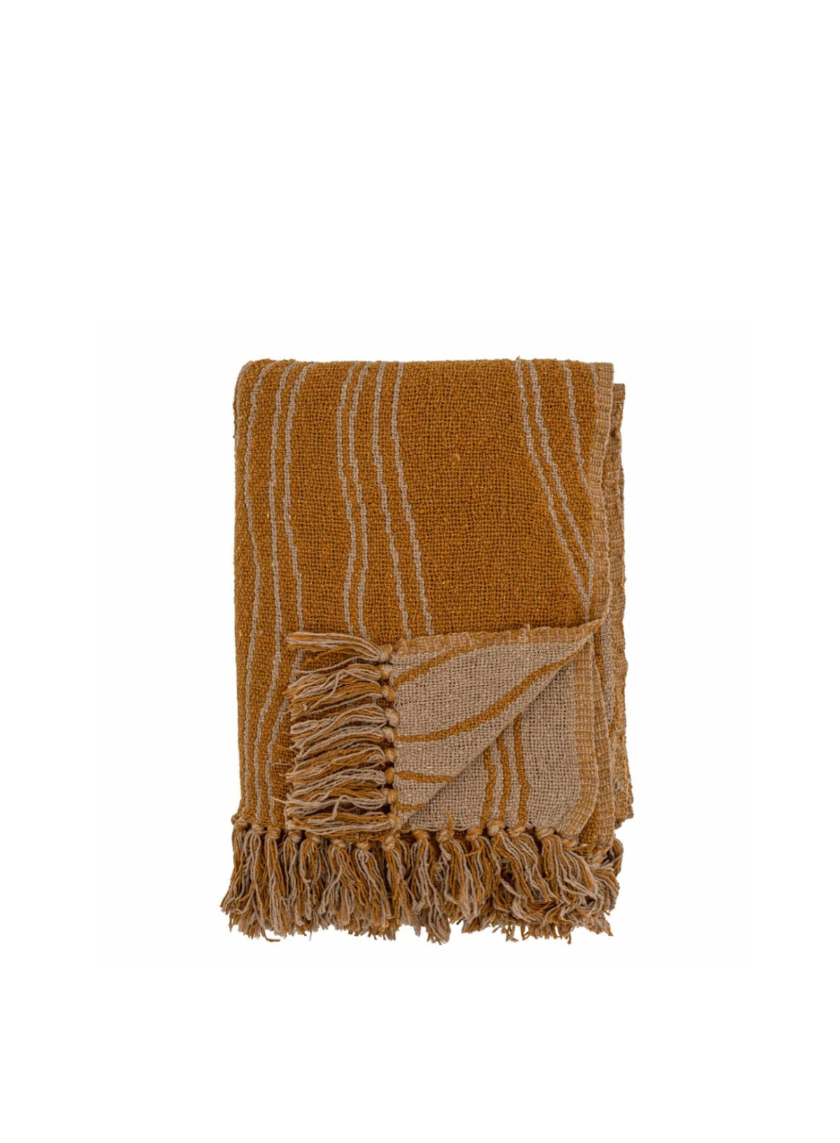 Ginna Recycled Cotton Throw from Bloomingville