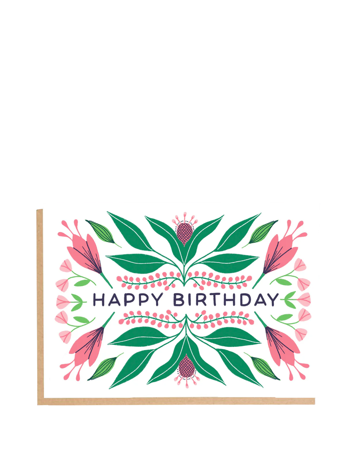 Lomond Paper Co Happy Birthday - Autumn Floral Card
