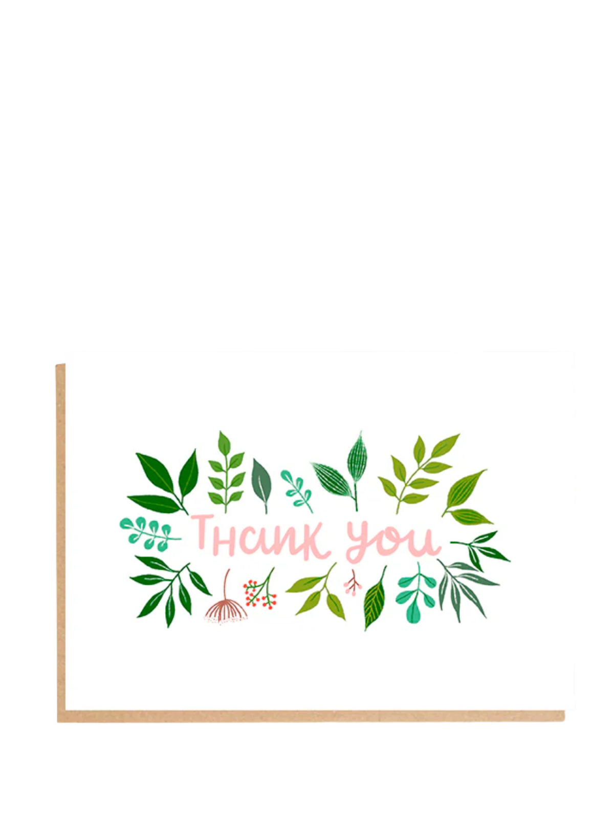 Lomond Paper Co Thank You - Leaf Design