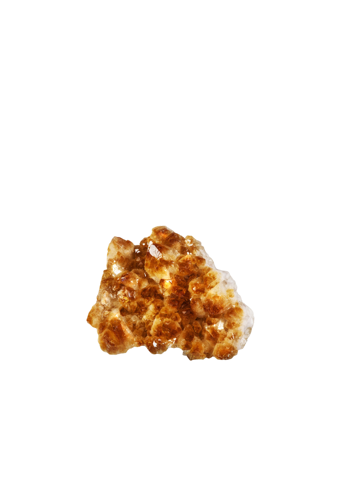 British Fossils B-Grade Citrine Druze