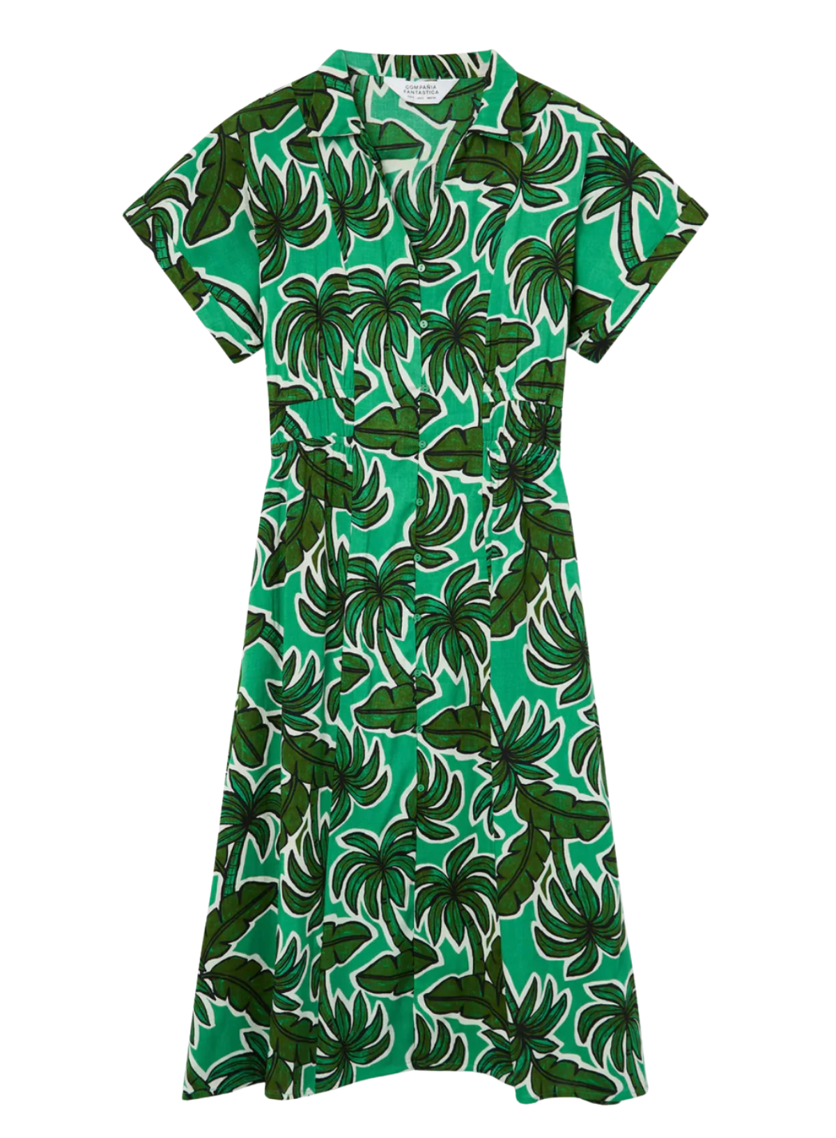 Compañia Fantastica Midi Dress in Palm Tree