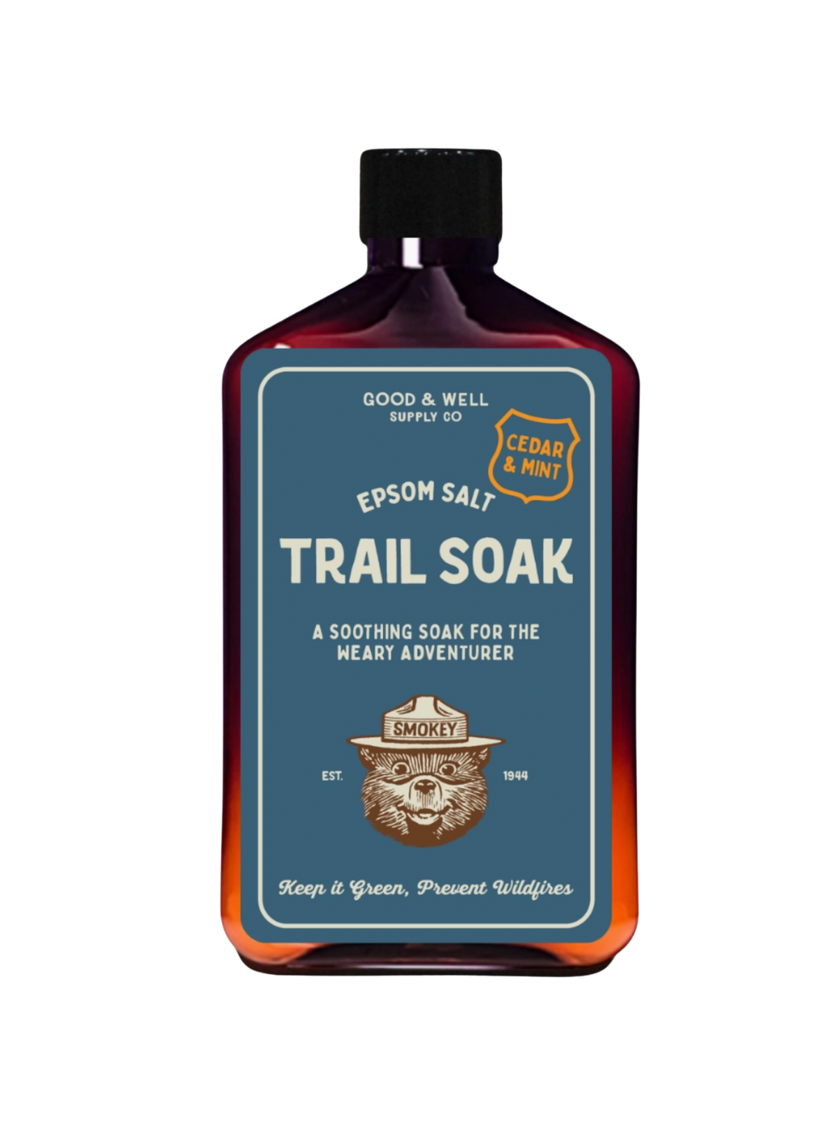 Smokey Bear Trail Soak - Cedar and Mint -  from Good & Well Supply Co.